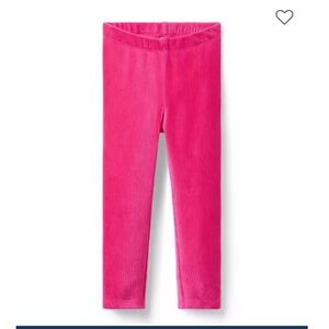 NWT Janie and Jack Corduroy Velour Leggings